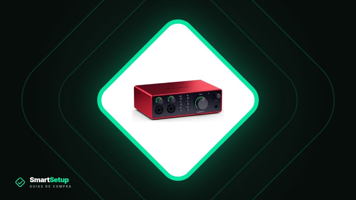 Scarlett Solo 4ª gen: 3 interfaces de áudio para seu home studio